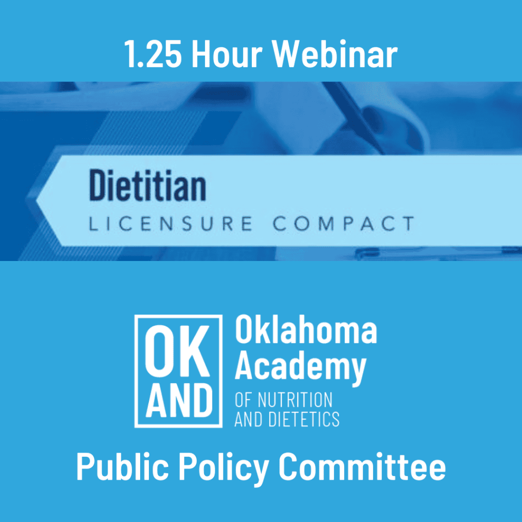 Dietitian Licensure Compact Webinar Replay